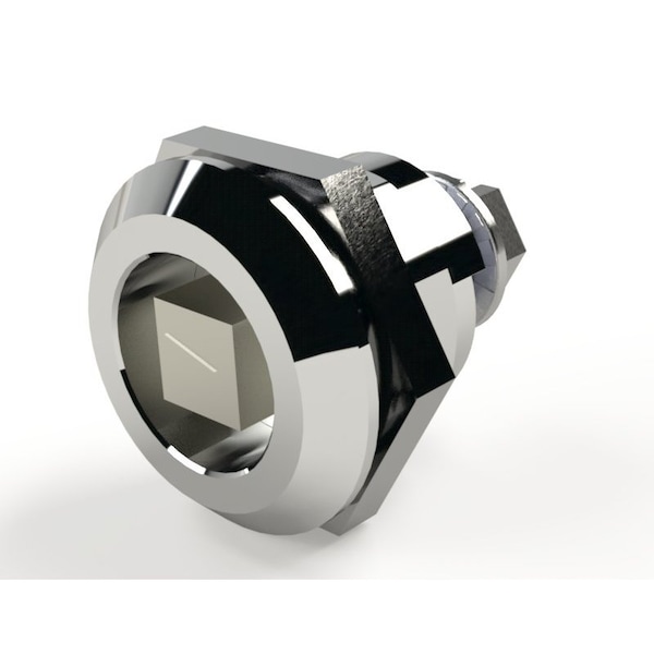 Latch, Square w/ Skeleton Key Chrome